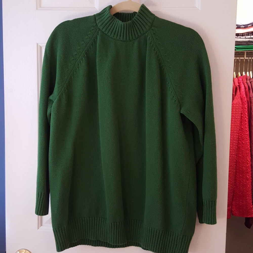 2X preswick and Moore green oversized sweater